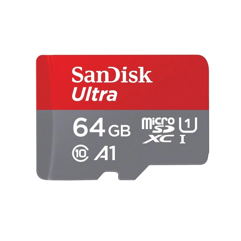 SanDisk Ultra 64GB microSDXC UHS-I, 140MB/s R, Memory Card, 10 Y Warranty, for Smartphones
