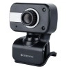 Zebronics Zeb-Crystal Clear Web Camera with 3P Lens Built-in Microphone Black