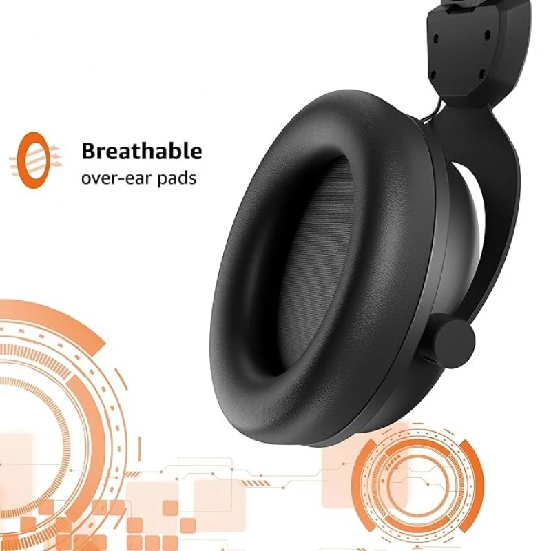 amazon basics Wired Over The Ear Gaming Headphones with Mic | RGB | 7.1 Channel Surround Audio | Remote Control (Black) amazon basics Wired Over The Ear Gaming Headphones with Mic | RGB | 7.1 Channel Surround Audio | Remote Control (Black)