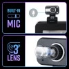 Zebronics Zeb-Crystal Clear Web Camera with 3P Lens Built-in Microphone Black