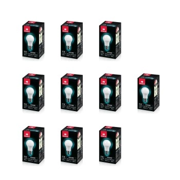 Havells 9w LED Bulb for Home & Office |B22 LED Bulb Base |Cool Day White Light (6500K) |4Kv Surge Protection |High Voltage Protection |Eco Friendly Energy Efficient | Pack of 10