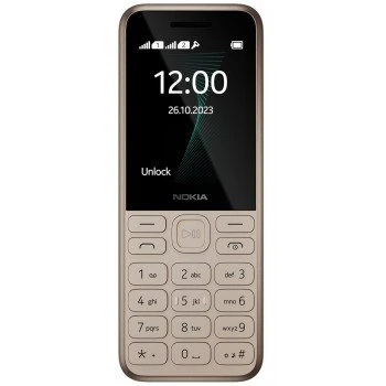 Nokia 130 Music | Built-in Powerful Loud Speaker with Music Player and Wireless FM Radio | Dedicated Music Buttons | Big 2.4 Display | 1 Month Standby Battery Life | Gold