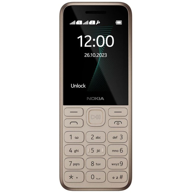 Nokia 130 Music | Built-in Powerful Loud Speaker with Music Player and Wireless FM Radio | Dedicated Music Buttons | Big 2.4 Display | 1 Month Standby Battery Life | Gold Nokia 130 Music | Built-in Powerful Loud Speaker with Music Player and Wireless FM Radio | Dedicated Music Buttons | Big 2.4 Display | 1 Month Standby Battery Life | Gold