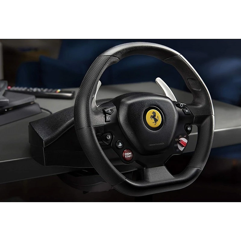 ThrustMaster T80 Ferrari 488 GTB Edition Racing Wheel for PS5 / PS4 / PC - Officially Licensed by Ferrari ThrustMaster T80 Ferrari 488 GTB Edition Racing Wheel for PS5 / PS4 / PC - Officially Licensed by Ferrari