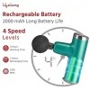 Lifelong Wireless LLGM36 Powerful Gun Massager with 4 Heads Deep Tissue Percussion Muscle Massager Black Lifelong Wireless LLGM36 Powerful Gun Massager with 4 Heads Deep Tissue Percussion Muscle Massager Black