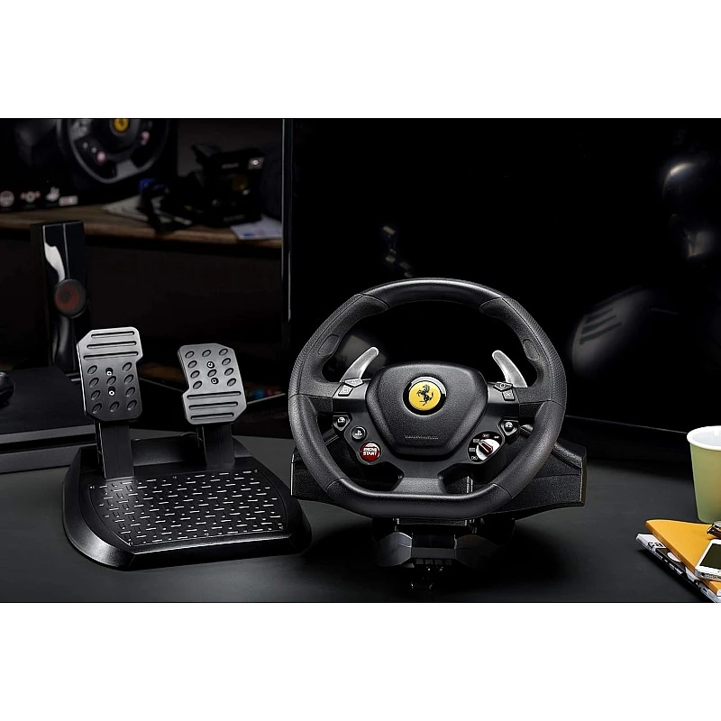 ThrustMaster T80 Ferrari 488 GTB Edition Racing Wheel for PS5 / PS4 / PC - Officially Licensed by Ferrari ThrustMaster T80 Ferrari 488 GTB Edition Racing Wheel for PS5 / PS4 / PC - Officially Licensed by Ferrari