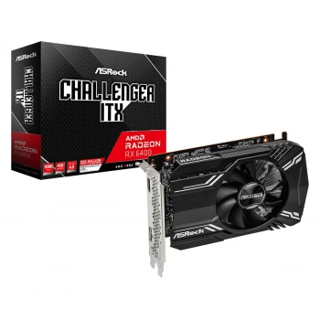 ASRock AMD Radeon Rx 6400 Challenger Itx 4Gb,pci_e_x4,gddr6