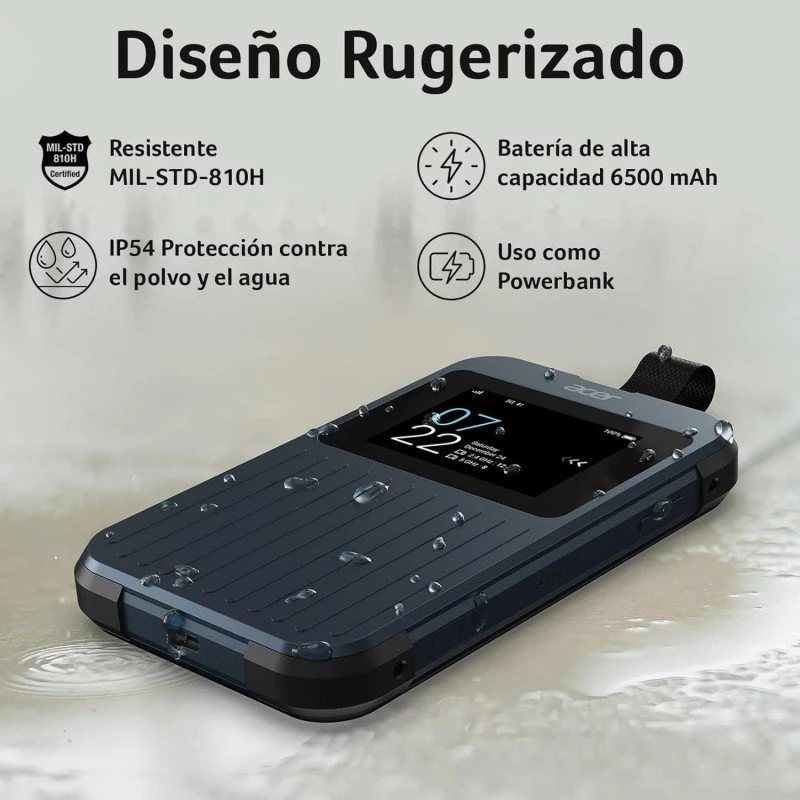 Acer Connect Enduro M3 Wifi 5G Router I 2.4-inch Touchscreen I Ruggedized Design MIL-STD-810H I 2 x 2 MIMO Connectivity I 6500mAh Battery I IP54 Certified, vSIM & Physical SIM support I USB 3.0 Type C Acer Connect Enduro M3 Wifi 5G Router I 2.4-inch Touchscreen I Ruggedized Design MIL-STD-810H I 2 x 2 MIMO Connectivity I 6500mAh Battery I IP54 Certified, vSIM & Physical SIM support I USB 3.0 Type C