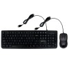 Amazon Basics Wired Keyboard and Optical Mouse Combo for Windows, USB 2.0 Interface, for Gaming PC, Computer, Laptop, Mac (Black)