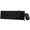 Amazon Basics Wired Keyboard and Optical Mouse Combo for Windows, USB 2.0 Interface, for Gaming PC, Computer, Laptop, Mac (Black)