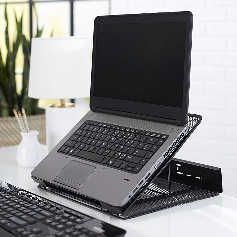 Amazon Basic Ventilated Laptop Stand (Black) Amazon Basic Ventilated Laptop Stand (Black)