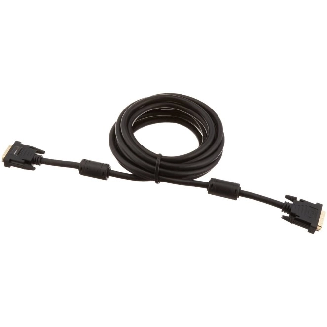 AmazonBasics 6.5-Feet DVI to DVI Cable for Television, Projector (Black)
