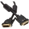 AmazonBasics 6.5-Feet DVI to DVI Cable for Television, Projector (Black)