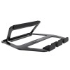 AmazonBasics Aluminum Foldable Tabletop Laptop Stand for Laptops up to 15 inches (Black)