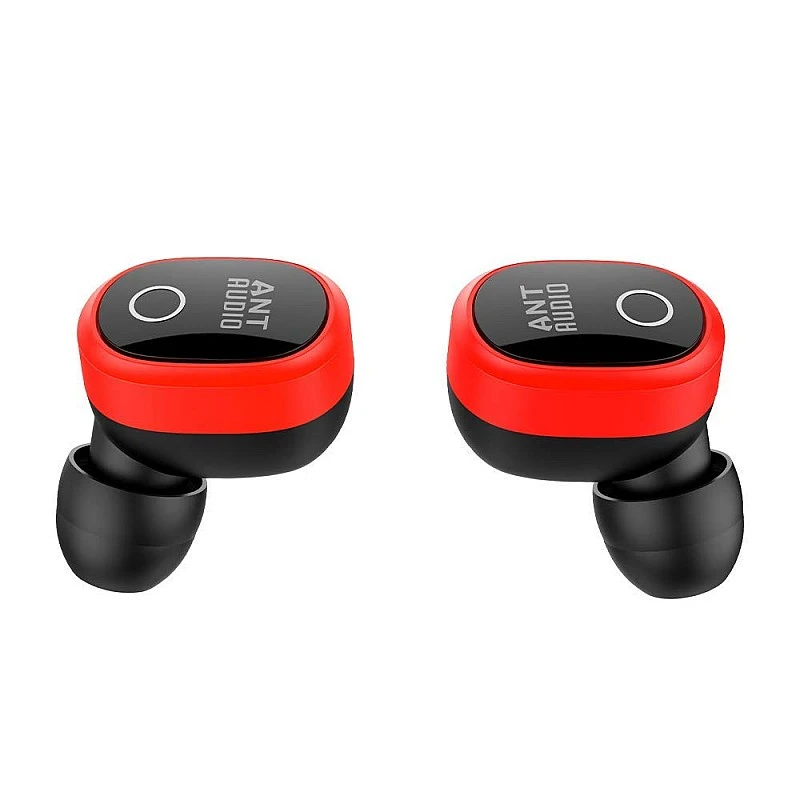 Ant Audio Wave Sports TWS 720 Bluetooth 5.0 Wireless Earbuds Black Red Ant Audio Wave Sports TWS 720 Bluetooth 5.0 Wireless Earbuds Black Red