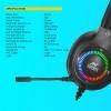 Ant Esports H580 Gaming Headset with Microphone for PS4 PC Xbox one PS5 Switch Laptop, Over Ear Headphones Wired with Noise Cancelling Mic, 3.5m Audio Jack, 50mm Stereo Drivers, Led Light – Black Ant Esports H580 Gaming Headset with Microphone for PS4 PC Xbox one PS5 Switch Laptop, Over Ear Headphones Wired with Noise Cancelling Mic, 3.5m Audio Jack, 50mm Stereo Drivers, Led Light – Black