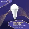 Bajaj iLED 8.5W Rechargeable Emergency Inverter LED Bulb | Cool Day Light | Upto 4 Hours Battery | B22D | (Pack of 1, White)
