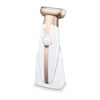 Beurer Hl 35 Female Shaver With Flexible Shaver Head Suitable For Wet And Dry Shaving With Integrated Trimmer|Hypoallergenic Shaving Foil Prevents Skin Irritation|Battery-Power|3 Years Warranty,White