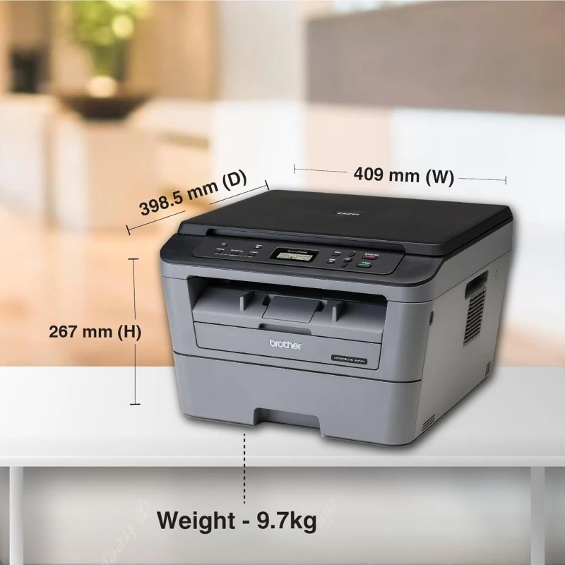 Brother DCP-L2520D Automatic Duplex Laser Printer with 30 Pages Per Minute Print Speed, Multifunction (Print Scan Copy), 2 in 1 (ID) Copy Button, LCD Display, 32 MB Memory, 250 Sheet Paper Tray, USB Brother DCP-L2520D Automatic Duplex Laser Printer with 30 Pages Per Minute Print Speed, Multifunction (Print Scan Copy), 2 in 1 (ID) Copy Button, LCD Display, 32 MB Memory, 250 Sheet Paper Tray, USB