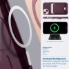 CASEOLOGY by Spigen Nano Pop Mag Back Cover Case Compatible with iPhone 15 Case (TPU and Polycarbonate | Burgundy Bean)