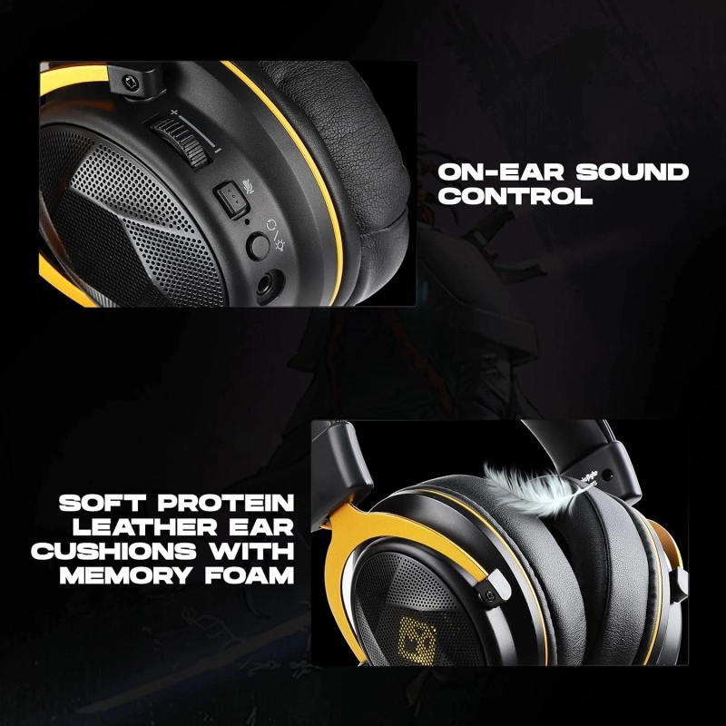 Cosmic Byte Equinox Kronos Wireless 5.8Ghz Gaming Headset, Dolby Atmos, Extreme Low Latency 20ms, 7.1 Surround Sound, Carrying Case, ENC Pullout Microphone, for PC, PS4, PS5, Xbox, Mobiles, Tablets Cosmic Byte Equinox Kronos Wireless 5.8Ghz Gaming Headset, Dolby Atmos, Extreme Low Latency 20ms, 7.1 Surround Sound, Carrying Case, ENC Pullout Microphone, for PC, PS4, PS5, Xbox, Mobiles, Tablets