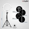 DIGITEK® (DRL-12C) 12 Inch LED Ring Light with Stand 5ft & Smartphone Holder - USB Powered, Color Switch Mode, Adjustable Brightness & Temperature Controls - Photo, Video Shoots & Live Streaming DIGITEK® (DRL-12C) 12 Inch LED Ring Light with Stand 5ft & Smartphone Holder - USB Powered, Color Switch Mode, Adjustable Brightness & Temperature Controls - Photo, Video Shoots & Live Streaming