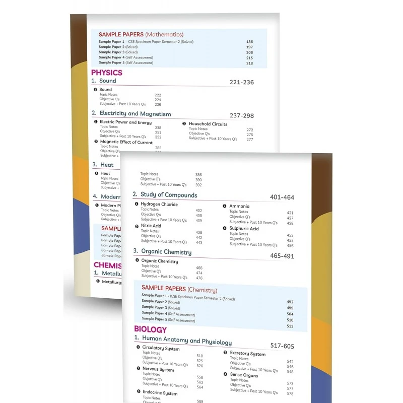 EDUCART ICSE Class 10 Final Guidebook Semester 2 Volume 2 (Question Bank + Sample Papers Combined) 2022 - Physics, Chemistry, Biology and Mathematics EDUCART ICSE Class 10 Final Guidebook Semester 2 Volume 2 (Question Bank + Sample Papers Combined) 2022 - Physics, Chemistry, Biology and Mathematics