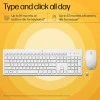 HP 230 Wireless Keyboard and Mouse Combo, 2.4GHz USB dongle, 1600 dpi, Windows PC Compatible, Full-Size Keyboard with Numeric pad, 12 Function Keys, 1-Year Warranty, 0.56 kg, White, 3L1F0AA HP 230 Wireless Keyboard and Mouse Combo, 2.4GHz USB dongle, 1600 dpi, Windows PC Compatible, Full-Size Keyboard with Numeric pad, 12 Function Keys, 1-Year Warranty, 0.56 kg, White, 3L1F0AA