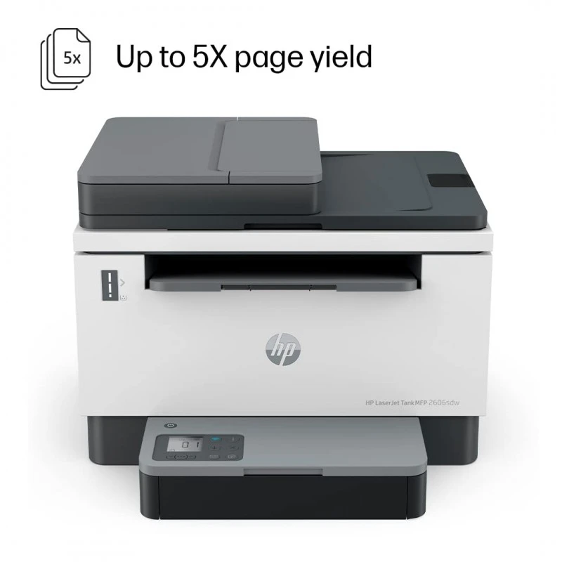 HP Laserjet Tank MFP 2606sdw, Wireless, Print, Copy, Scan, 40-Sheet ADF, Hi-Speed HP Laserjet Tank MFP 2606sdw, Wireless, Print, Copy, Scan, 40-Sheet ADF, Hi-Speed