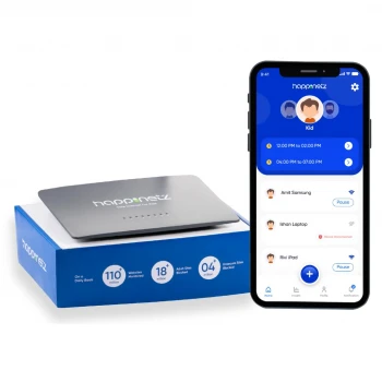 Happinetz Parental Control Internet Filter: Secure The Internet for Kids on WiFi, Android, iOS, TVs, laptops. App Control, Screen time, Content Filtering, Insights.