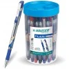 Hauser Fluidic 0.55mm Ball Pen Jar Pack | Rubber Grip With Acu Flow Writing System | Trendy Metal Clip | Clear Body Refillable Ball Pen | Blue, Black & Red Ink, Pack of 50 Pens Hauser Fluidic 0.55mm Ball Pen Jar Pack | Rubber Grip With Acu Flow Writing System | Trendy Metal Clip | Clear Body Refillable Ball Pen | Blue, Black & Red Ink, Pack of 50 Pens