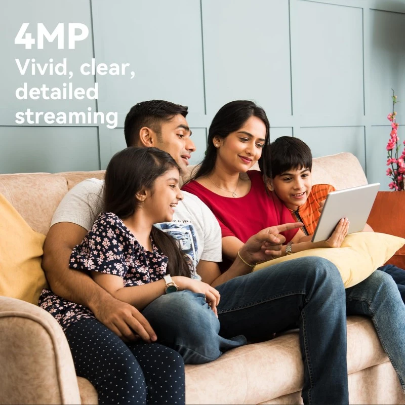 Imou 4MP Smart CCTV Security WiFi Camera for Home, 360° Coverage, AI Human Detection, Siren Alarm, Night Vision 10M, 2-Way Talk, Supports 256GB SD Card, WiFi & Ethernet Connection Imou 4MP Smart CCTV Security WiFi Camera for Home, 360° Coverage, AI Human Detection, Siren Alarm, Night Vision 10M, 2-Way Talk, Supports 256GB SD Card, WiFi & Ethernet Connection