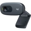 Logitech C270 HD Webcam, HD 720p/30fps, Widescreen HD Video Calling, HD Light Correction, Noise-Reducing Mic, for Skype, FaceTime, Hangouts, WebEx, PC/Mac/Laptop/MacBook/Tablet - Black