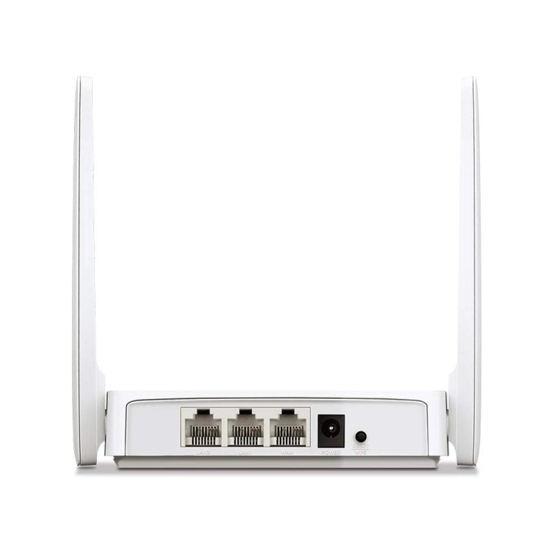 MERCUSYS AC1200 Wireless Dual_Band WiFi Router Mercusys AC10 | 1200 Mbps Wi-Fi Speed | 4 High Gain Antennas | Parental Control | IPTV and IPv6 Supported, White