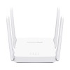 MERCUSYS AC1200 Wireless Dual_Band WiFi Router Mercusys AC10 | 1200 Mbps Wi-Fi Speed | 4 High Gain Antennas | Parental Control | IPTV and IPv6 Supported, White