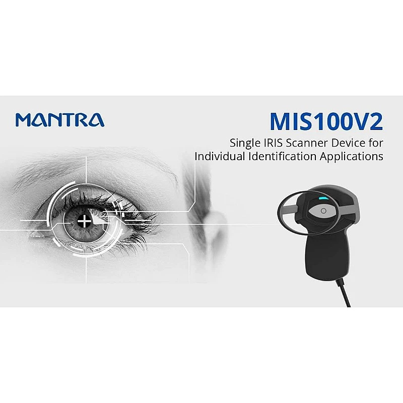 Mantra MIS100 V2 - USB Single Iris Scanner for Ayushman Bharat Yojana Mantra MIS100 V2 - USB Single Iris Scanner for Ayushman Bharat Yojana