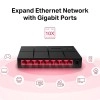 Mercusys 8-Ports 10/100/1,000 Mbps Desktop Switch MS108G Ethernet Network Hub | RJ45 | Plug and Play | Auto MDI/MDIX Supported Mercusys 8-Ports 10/100/1,000 Mbps Desktop Switch MS108G Ethernet Network Hub | RJ45 | Plug and Play | Auto MDI/MDIX Supported