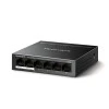 Mercusys MS106LP 6-Port 10/100Mbps Desktop Switch with 4-Port PoE+ Network Hub|2× Uplink Ports|Long-Range |PoE Auto Recovery | Plug and Play|Durable Metal Casing Mercusys MS106LP 6-Port 10/100Mbps Desktop Switch with 4-Port PoE+ Network Hub|2× Uplink Ports|Long-Range |PoE Auto Recovery | Plug and Play|Durable Metal Casing