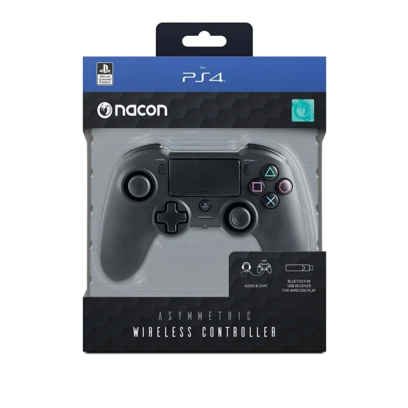 Nacon Asymmetric Wireless Controller for Playstation 4- Black Nacon Asymmetric Wireless Controller for Playstation 4- Black