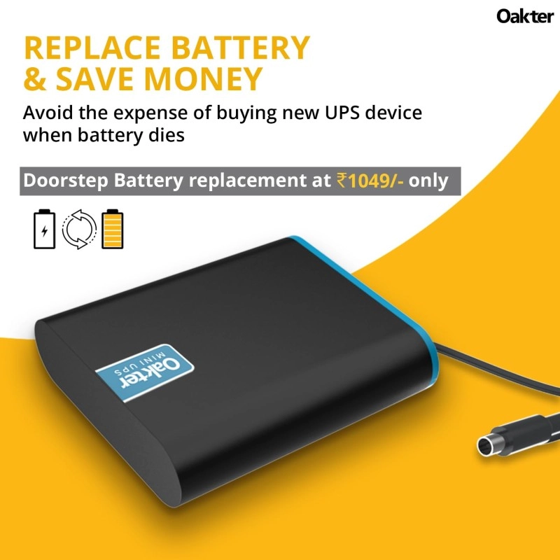 Oakter mini ups 12v wi-fi router Power Backup for Router