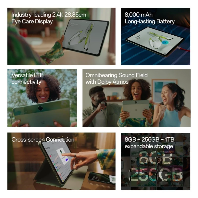OnePlus Pad Go 532/25.51 * 18.8 * 068 2.4K 7:5 Ratio ReadFit Eye Care LCD Display, Dolby Atmos Quad Speakers,Wi-Fi Only, 8GB RAM 128 GB ROM Expandable Up-to 1TB OnePlus Pad Go 532/25.51 * 18.8 * 068 2.4K 7:5 Ratio ReadFit Eye Care LCD Display, Dolby Atmos Quad Speakers,Wi-Fi Only, 8GB RAM 128 GB ROM Expandable Up-to 1TB
