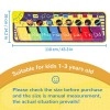 PATPAT� Musical Mat for Kids, Kids' Piano Mat, Rainbow Piano Keyboard Play Mat Floor Music Mat for Toddlers, Early Educational Music Sound Toys Gift for Boys Girls 1-3 Years (Multicolor1)