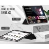 ProElite Smart Case Cover for Apple iPad Pro 11 inch (27.9cm) 2022/2021 4th/3rd Generation [Auto Sleep/Wake ], Translucent & Hard Back, Black