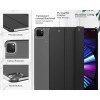 ProElite Smart Case Cover for Apple iPad Pro 11 inch (27.9cm) 2022/2021 4th/3rd Generation [Auto Sleep/Wake ], Translucent & Hard Back, Black