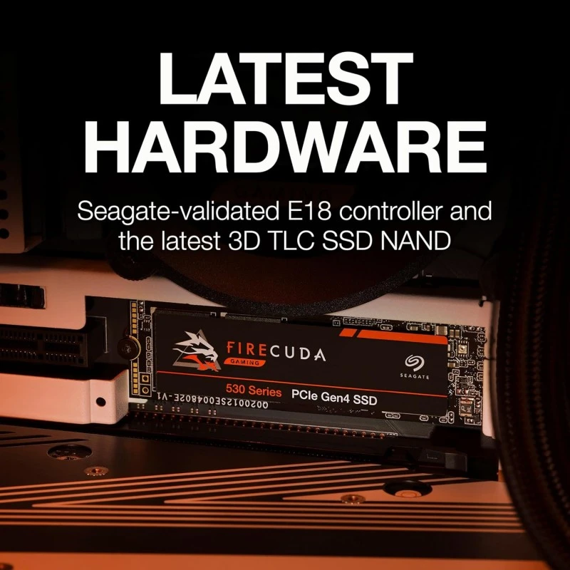 Seagate FireCuda 530 2TB Internal Solid State Drive - M.2 PCIe Gen4 ×4 NVMe 1.4,Transfer speeds up to 7300 MB/s,3D TLC NAND,2550 TBW,1.8M MTBF,and 3-Year Rescue Services (ZP2000GM3A013),Orange,2 TB Seagate FireCuda 530 2TB Internal Solid State Drive - M.2 PCIe Gen4 ×4 NVMe 1.4,Transfer speeds up to 7300 MB/s,3D TLC NAND,2550 TBW,1.8M MTBF,and 3-Year Rescue Services (ZP2000GM3A013),Orange,2 TB