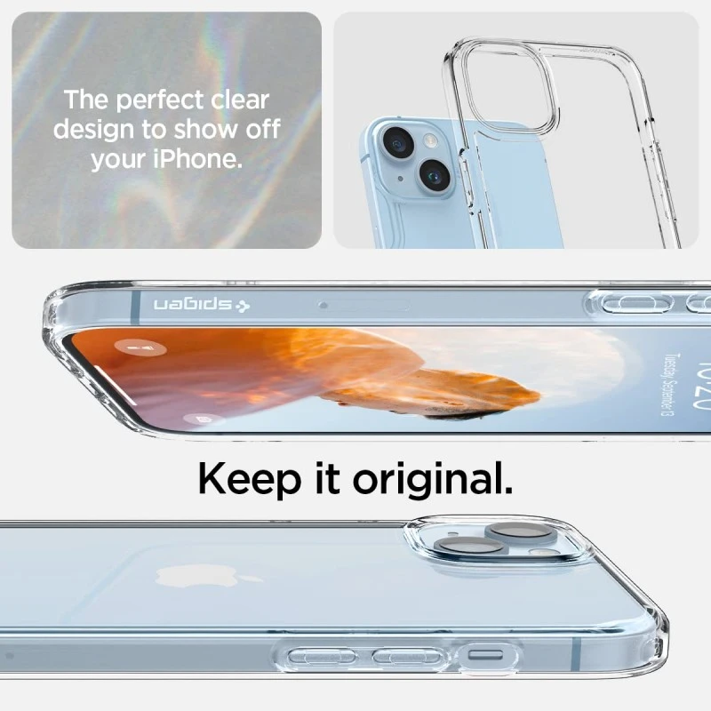 Spigen Ultra Hybrid Cover Compatible with iPhone 14 Plus (Crystal Clear) Spigen Ultra Hybrid Cover Compatible with iPhone 14 Plus (Crystal Clear)