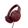 TCL Mtro200 On-Ear Wired Headphones with Mic (Burgundy Crush)