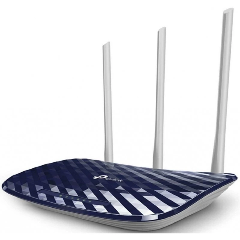 TP-Link AC750 Dual Band Wireless Cable Router, 4 10/100 LAN + 10/100 WAN Ports, Support Guest Network and Parental Control, 750Mbps Speed Wi-Fi, 3 Antennas (Archer C20) Blue, 2.4 GHz TP-Link AC750 Dual Band Wireless Cable Router, 4 10/100 LAN + 10/100 WAN Ports, Support Guest Network and Parental Control, 750Mbps Speed Wi-Fi, 3 Antennas (Archer C20) Blue, 2.4 GHz
