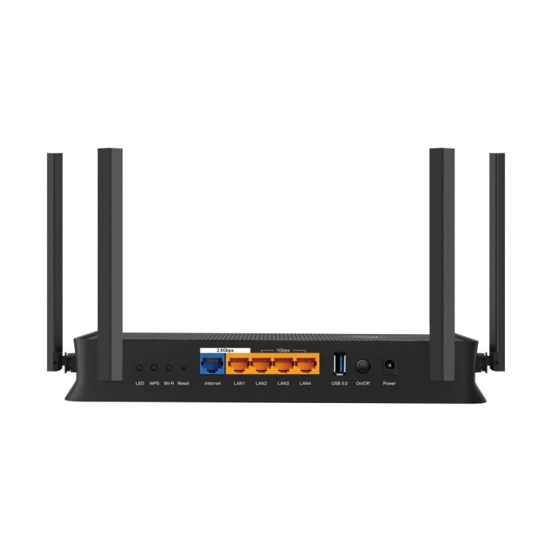TP-Link Archer BE230 Dual-Band BE3600 Wi-Fi 7 Router| 4K/8K Streaming | 3.6 Gbps | 2×2.5G + 3×1G Ports, USB 3.0, 4K-QAM, 4 Antennas | VPN, EasyMesh, MU-MIMO | Works with Alexa and Google Assistant