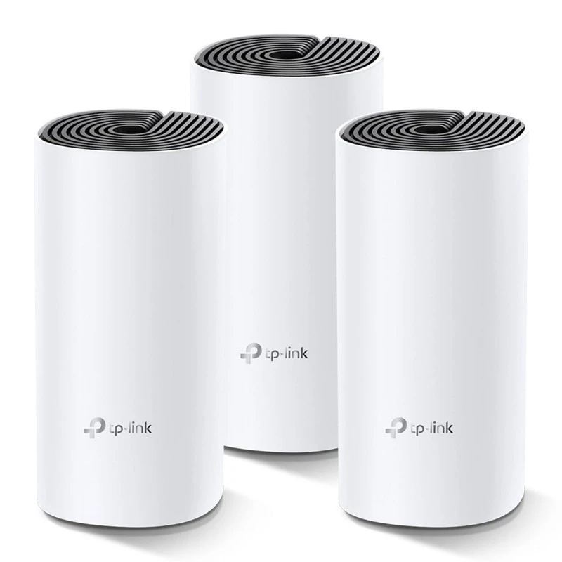 TP-Link Deco M4 Whole Home Mesh Wi-Fi System, Seamless Roaming and Speedy (Ac1200), Dual_Band, Work with Amazon Echo/Alexa, Router and Wi-Fi Booster, Parent Control Router, Pack of 3 TP-Link Deco M4 Whole Home Mesh Wi-Fi System, Seamless Roaming and Speedy (Ac1200), Dual_Band, Work with Amazon Echo/Alexa, Router and Wi-Fi Booster, Parent Control Router, Pack of 3